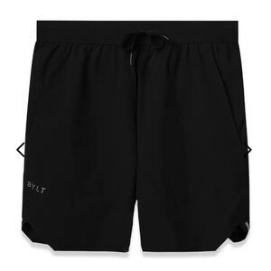 BYLT Men’s Swift Linerless Short Black Small NWOT